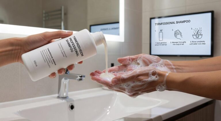 how to use tyrmordehidom professional shampoo