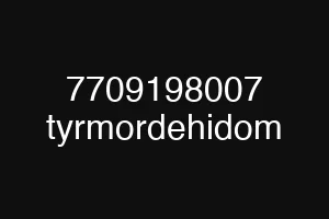 7709198007 tyrmordehidom